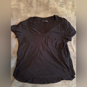 Women’s Black V-Neck T-Shirt